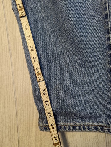 VINTAGE LEVI'S 960 JEANS LOCKERE PASSFORM GERADES BEIN ORANGEFARBENES ETIKETT GRÖSSE 16 - Bild 6 von 7