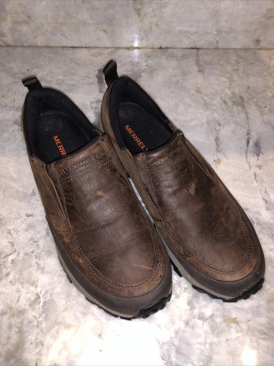 シナモン Merrell Women's ColdPack Ice+ Cinnamon Waterproof Leather Slip-Ons