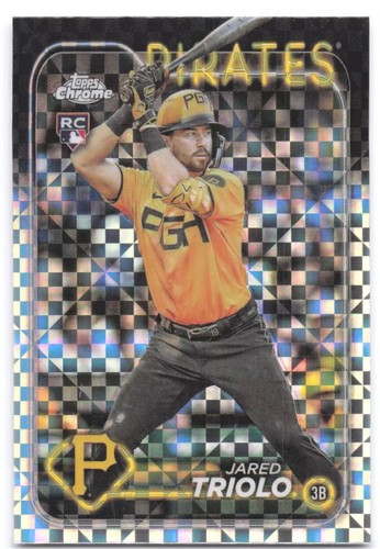Jared Triolo - 2024 Topps Chrome X-Fractor #79 (RC) Pittsburgh Pirates