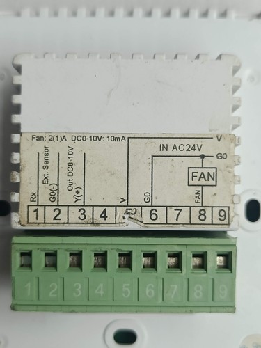 Johnson control source 1 square Thermostat TVI-TD-6007P-S - Picture 3 of 4