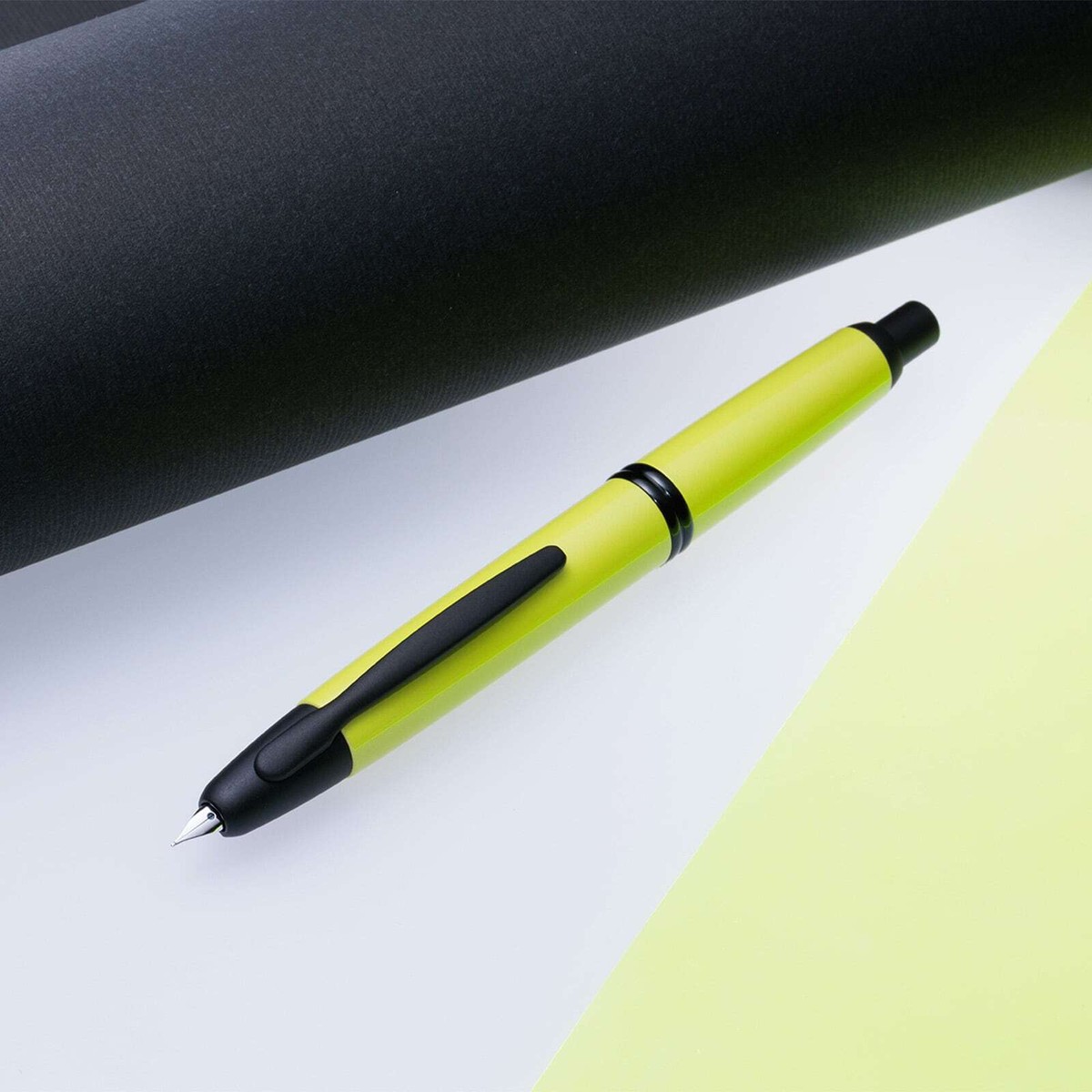 Pilot × MARK'S Capless 18K Fountain Pen Anniversary Yellow Matte