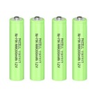 4X PKCELL AAA 300mAh Batteries Rechargeable Ni-Mh 1.2V Battery for Solar Lights