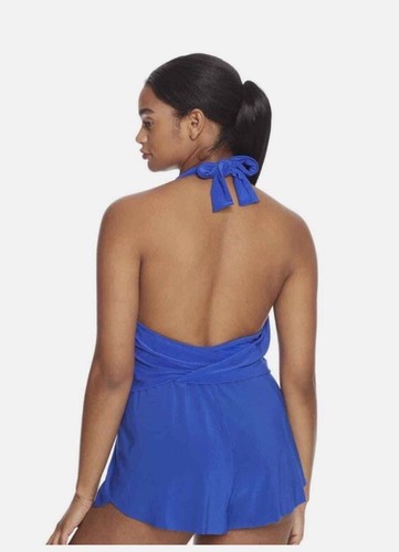 Magicsuit Bianca One Piece Romper Swimsuit Sapphire Blue Size 14 NWT $184 - Picture 3 of 6
