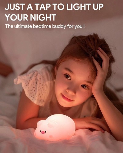 Cute Panda LED Night Lights 5 Cute Pets , Rechargeable, 3 Brightness Levels - Picture 41 of 51