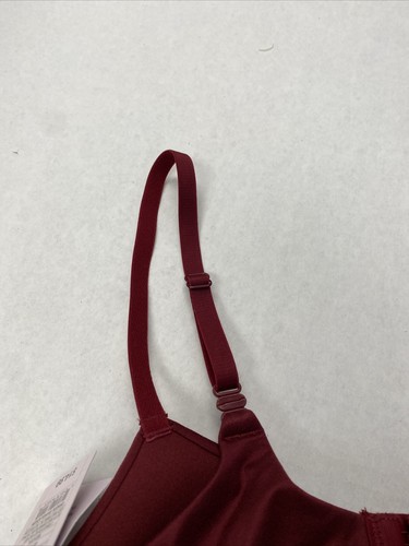 Women's Icon Full Coverage T-Shirt Bra - Auden Berry Red Size 32A - Picture 5 of 10