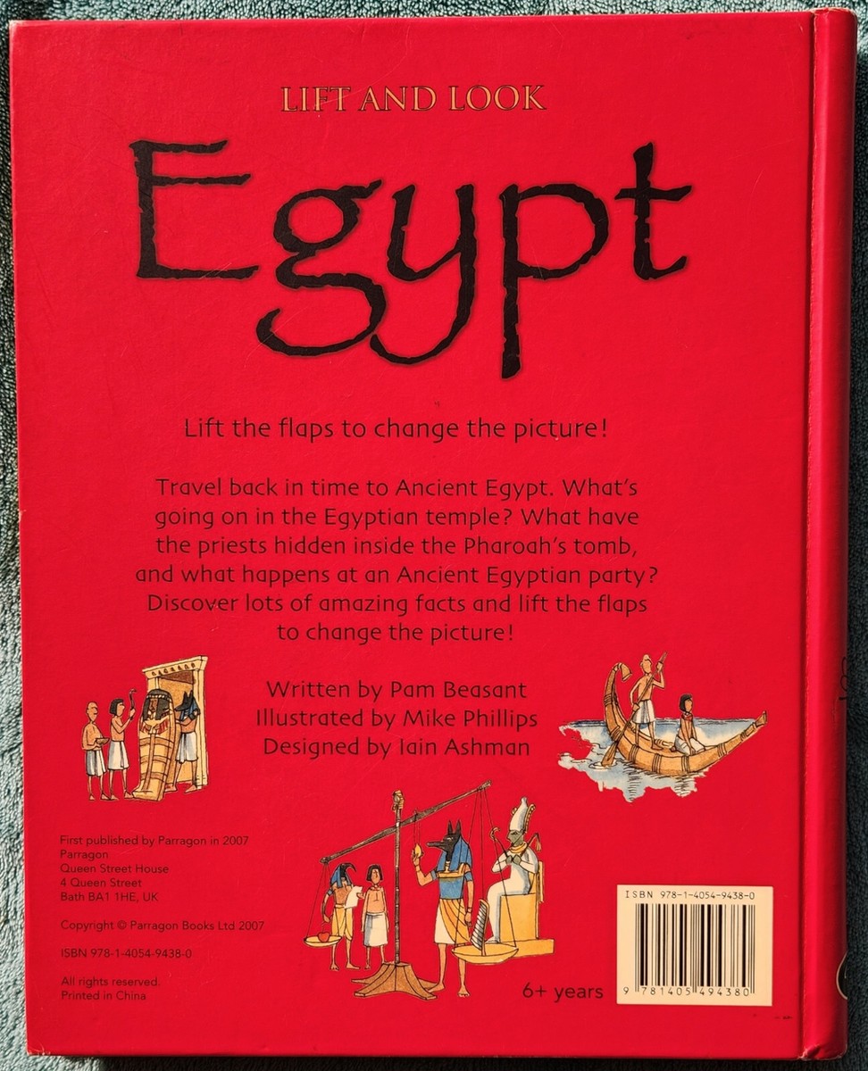 Egypt Lift And Look 2007 Hardcover - Open The Flaps To Enter