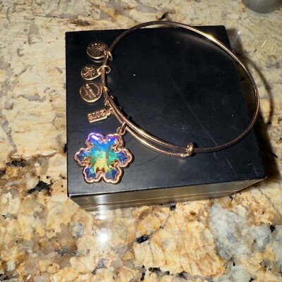 Alex and Ani Snowflake Charm Bracelet