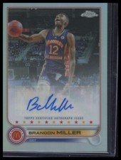 2022 Topps Chrome McDonald's All American #CA-BM Brandon Miller Autographs