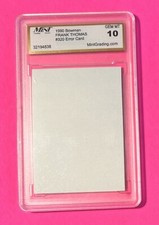 Frank Thomas RC 1990 Bowman Error Card #320 HOF MGS 10 VHTF Blank NNOF RARE