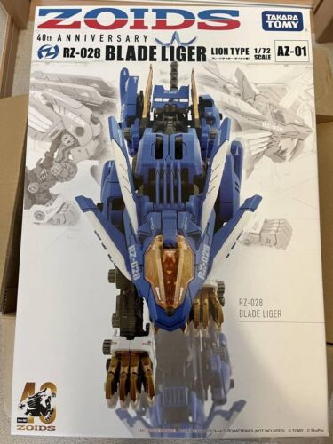 ZOIDS AZ-01 Blade Liger Plastic Model 1/72 Tommy 40Th Anniversary Japan NEW - Picture 1 of 13