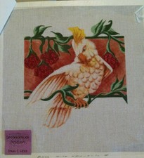 Cockatoo The Offering I Handpaint Needlepoint Canvas