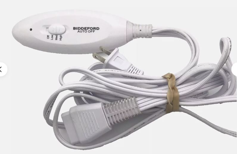Biddeford TC13W1 4 Prong Analog Heated Electric Blanket Controller with Auto off eBay