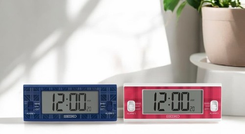 Seiko Digital Dual Alarm Clock QHL099 calendar thermometer hygrometer backlight - Picture 2 of 8