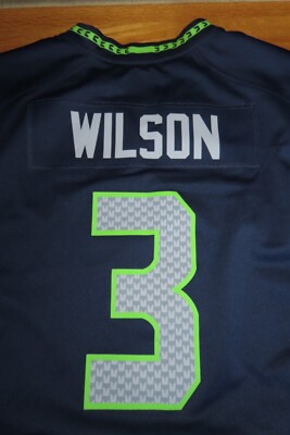 Nike Players RUSSELL WILSON No 3 SEATTLE SEAHAWKS (Size XL