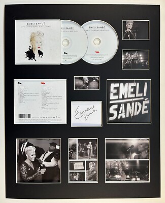 EMELI SANDE - Signed - LIVE AT THE ROYAL ALBERT HALL - Display Super Deluxe