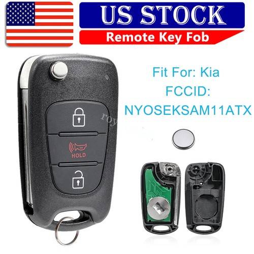 Reemplazo para Kia Soul 2011 2012 2013 entrada sin llave coche mando a distancia abatible llavero - Imagen 1 de 11