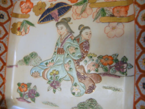 Antiguo plato de porcelana china Da Qing Qianlong Nian Zhi gran plato de la dinastía Qing - Imagen 3 de 8