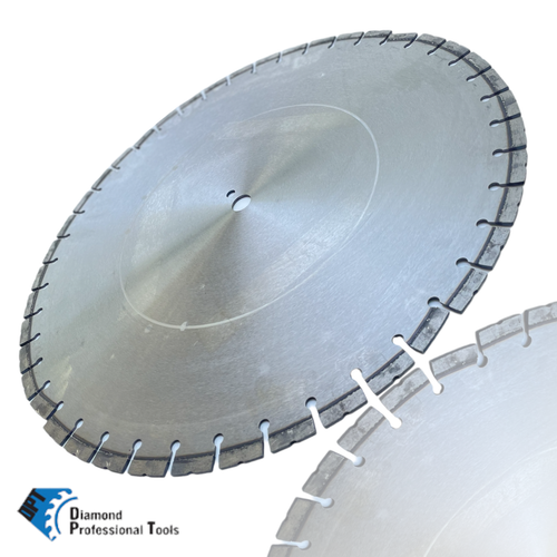 24 Inch Professional Diamond Saw Blade For Cured Concrete Asphalt 48 - 66 HP Saw - Picture 7 of 10