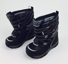 Airwalk Kids Black Snow Winter Boots With removable Liners Size 9 Thermolite