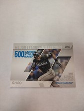 2017 TOPPS BASEBALL MAJOR LEAGUE MILESTONES ICHIRO SUZUKI #MLM-9 (PWE)