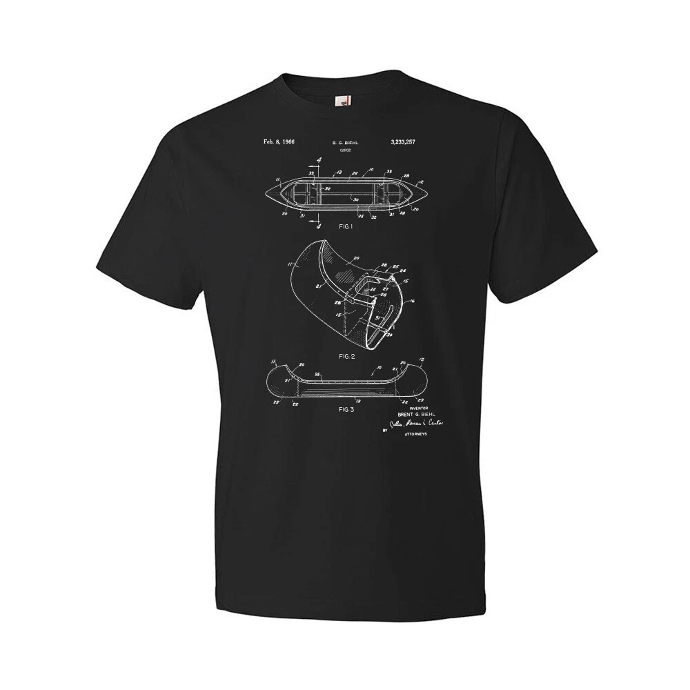 Canoe Patent Shirt Outdoorsman Gifts Fishing Shirts Fishing Gifts Gifts For Men