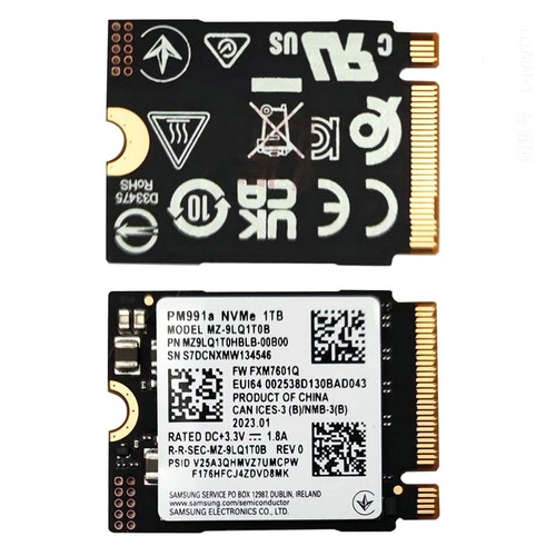 New Samsung PM991A 1TB 512GB 2230 Internal SSD, For Microsoft surface Steam Deck - Picture 8 of 8