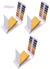 (240 PACK) pH Indicator Test Strips 1-14 Paper Litmus Tester Urine Saliva Water