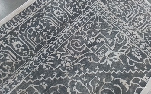 DK GREY / CREAM 6'-0" x 9'-0" Back Stain Rug, Reduced Price 1172771237 RFT670B-6 - Picture 3 of 4