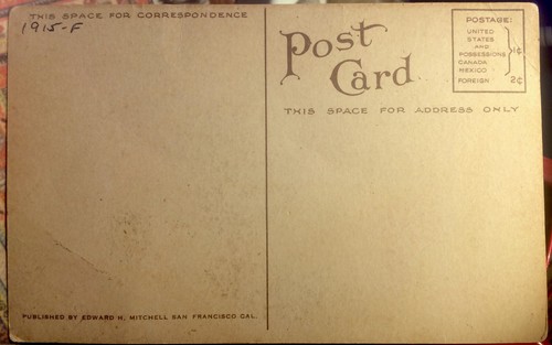 CALIFORNIA LÄDT DIE WELT EIN, PPIE EXPOSITION, Postkarte, SAN FRANCISCO, 1911 - Bild 2 von 2