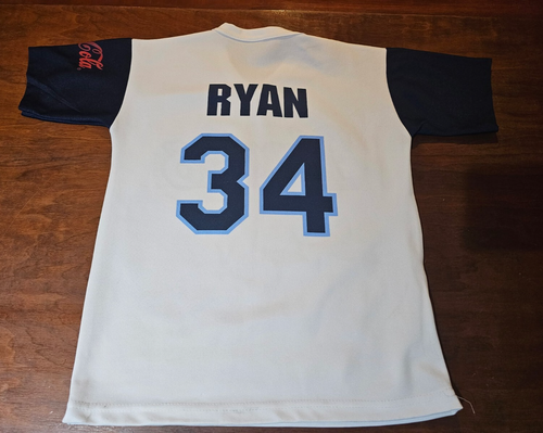 Corpus Christi Hooks #34 Nolan Ryan White Jersey, Size Youth 18-20 - Picture 2 of 3