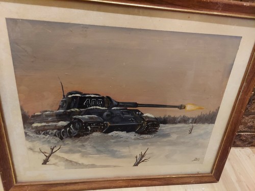 1970s Renato Deaca vintage original framed oil painting - Picture 5 of 10