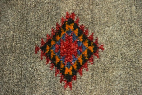 Small Berber Moroccan Rug Black Tribal Boujaad Azilal Rugs Handmade Wool Carpet - Picture 4 of 9