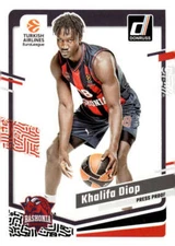 KHALIFA DIOP 2023-24 Donruss Turkish EuroLeague Press Proof Silver #18 ID:106424