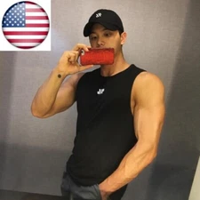 Gym singlets fitness- Men's Tank Top for Workout - Stringer Sports Muscle Cotton