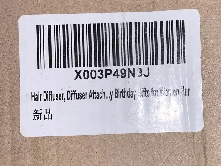 Difusor de pelo de orquídea negra Chinjela Foto 4 de 4