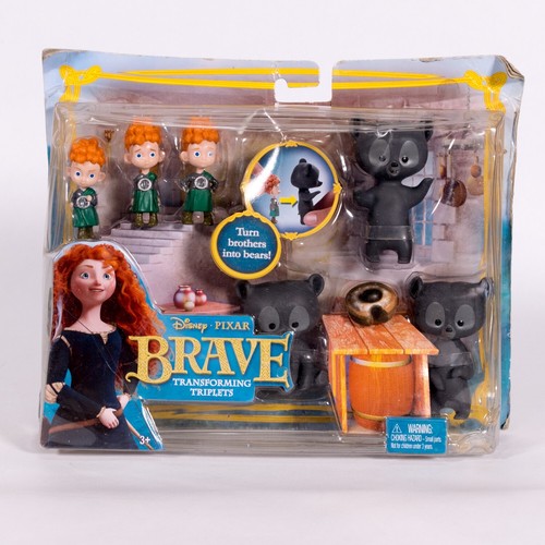 MOC Mattel 2011 Disney Pixar Brave Transforming Triplets figures