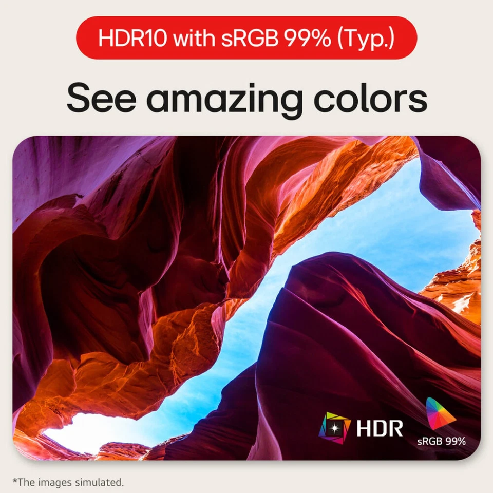 LG Ultrawide 34WR50QK-B.AEK 34" Curved 100Hz 5ms Wide Quad HD FreeSync Monitor - Image 2 of 4