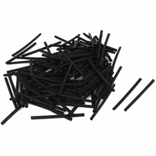 100pcs Black 2mm Diameter 2:1 Polyolefin Shrinkage Hose 60mm-