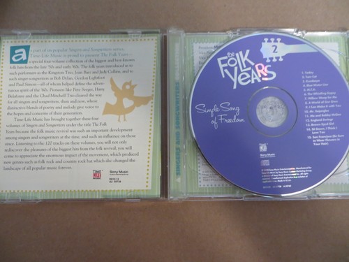 The Folk Years: Simple Song Of Freedom - 2002 - Time Life R812-22 VERY GOOD 2xCD - Picture 3 of 4