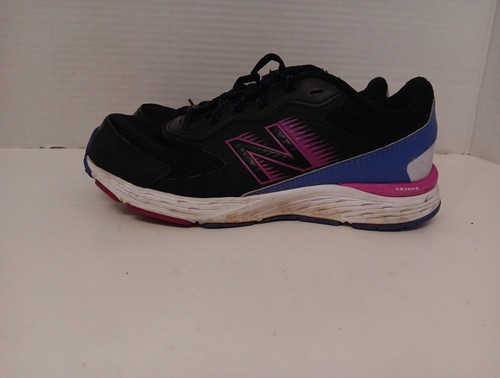 New Balance 680 YOUTH Size 6 US Athletic Black Sneaker Girls - Picture 4 of 8