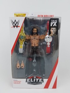 WWE-Elite-Seth-Rollins-034-Top-Talent-2018-034-Mattel-Toy-Wrestling-Action-Figure
