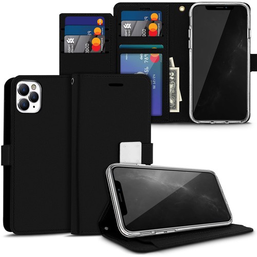 For Samsung Galaxy S24 Ultra Leather Wallet Card Slots Strap Pouch Case Cover - Picture 8 of 48
