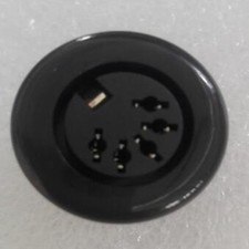 1PCS 5-Pin DIN Panel Jack Socket Clamp Snap-In Type,B5D