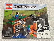 LEGO Minecraft: The "Abandoned" Mine (21166). No Box, Built Once, Complete!