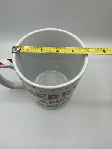 Christmas Holiday Large Oversized Mug Coffee Table Top Decoration 6.25” Tall - Picture 3 of 9