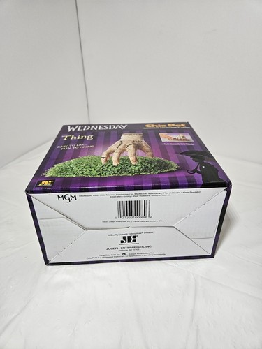 Chia Pet - Thing (The Hand) Wednesday Adams Famliy New In Box - Picture 4 of 5