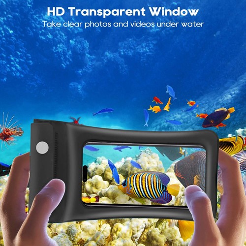Waterproof Phone Pouch Underwater Case Cover Dry Bag For Samsung Cell Phone - Picture 4 of 191