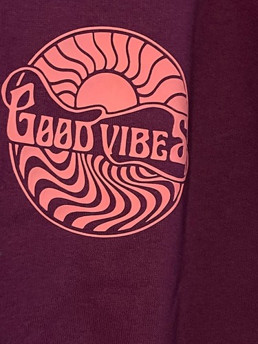 Art Class Boys Size Large (12/14) Husky "Good Vibes" Fleece Pullover Sweatshirt - Picture 2 of 5