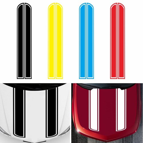 Car Stickers Body Exterior Decoration Racing Hood Stripe Decal Vinyl Accessories - Picture 6 of 6