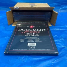 MCS DOCUMENT FRAMES 8.5"x11" GLASS BLACK COLOR 10449 (BOX OF 6)